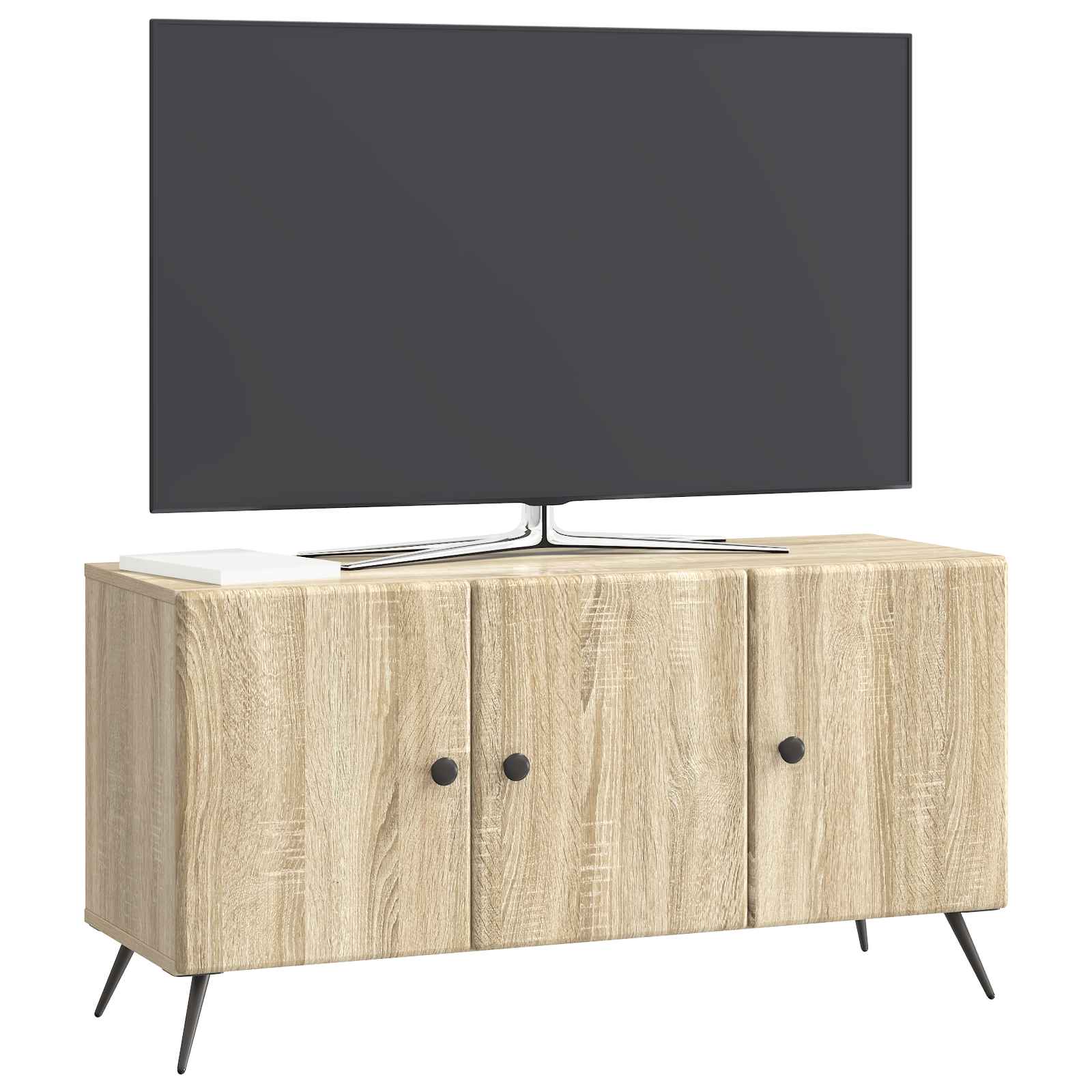 Ντουλάπι TV Sonoma Δρυς 99 x 34,5 x 50 εκ. Επεξεργασμένο Ξύλο - Pakobazaar