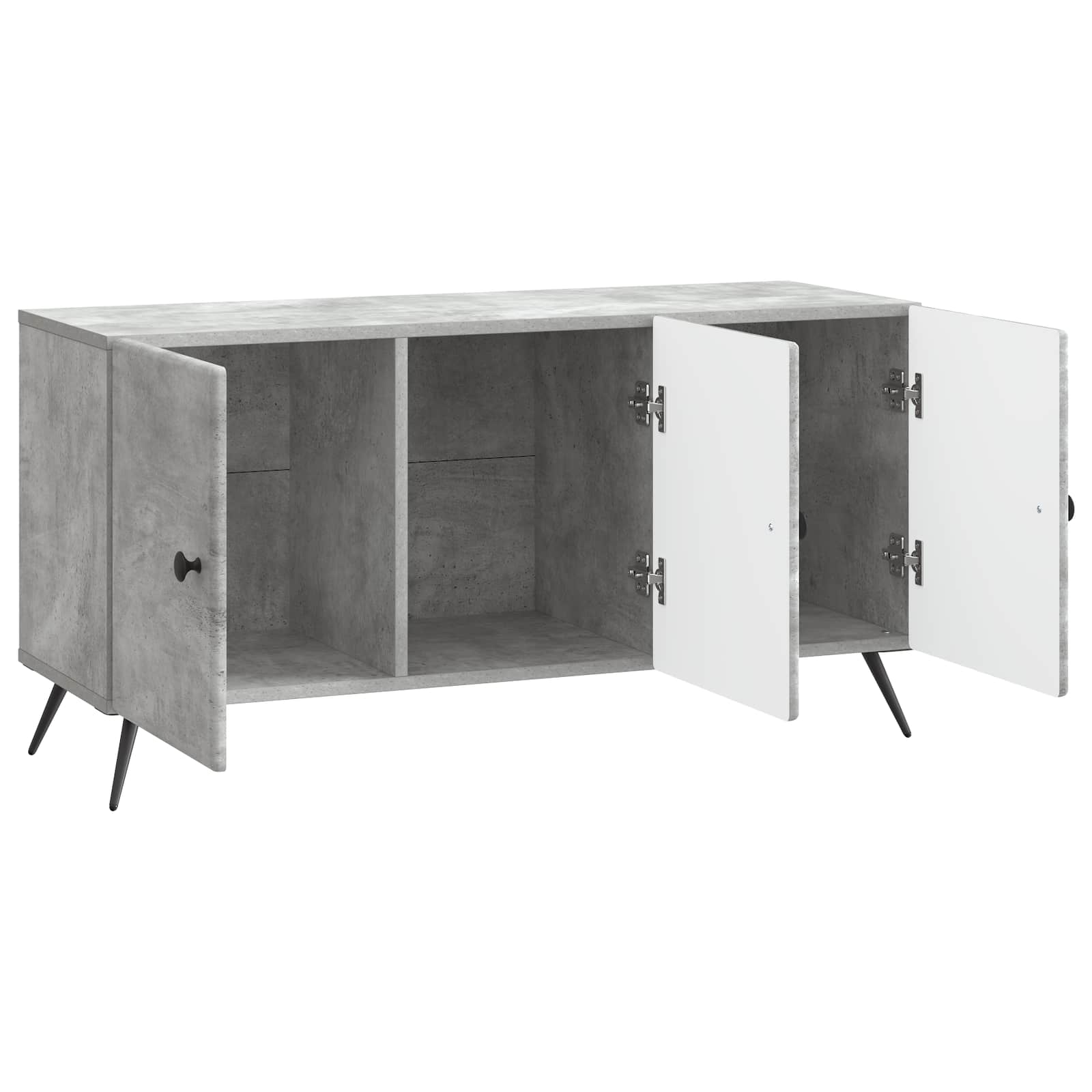 Ντουλάπι TV Γκρι Σκυροδέματος 99 x 34,5 x 50 εκ. - Pakobazaar