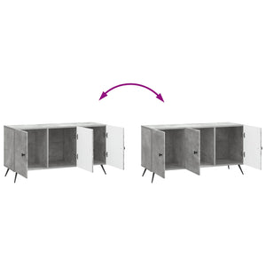 Ντουλάπι TV Γκρι Σκυροδέματος 99 x 34,5 x 50 εκ. - Pakobazaar