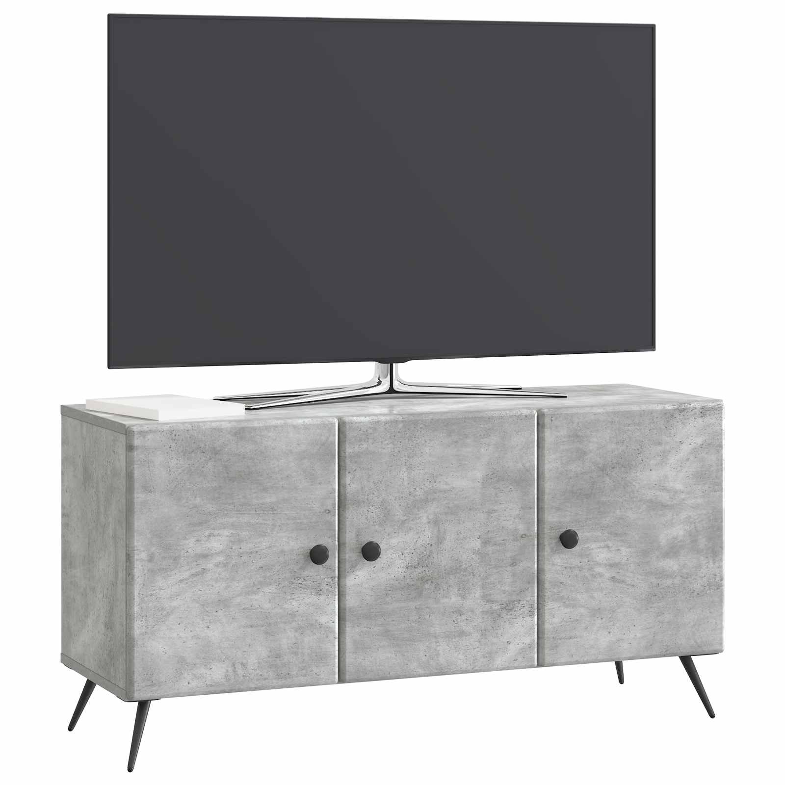 Ντουλάπι TV Γκρι Σκυροδέματος 99 x 34,5 x 50 εκ. - Pakobazaar