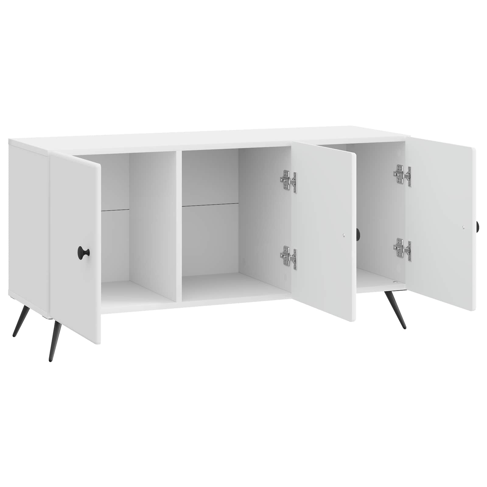 Ντουλάπι TV Γυαλιστερό Λευκό 99 x 34,5 x 50 εκ. - Pakobazaar