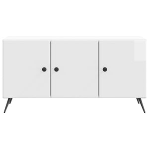 Ντουλάπι TV Γυαλιστερό Λευκό 99 x 34,5 x 50 εκ. - Pakobazaar