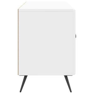 Ντουλάπι TV Γυαλιστερό Λευκό 99 x 34,5 x 50 εκ. - Pakobazaar