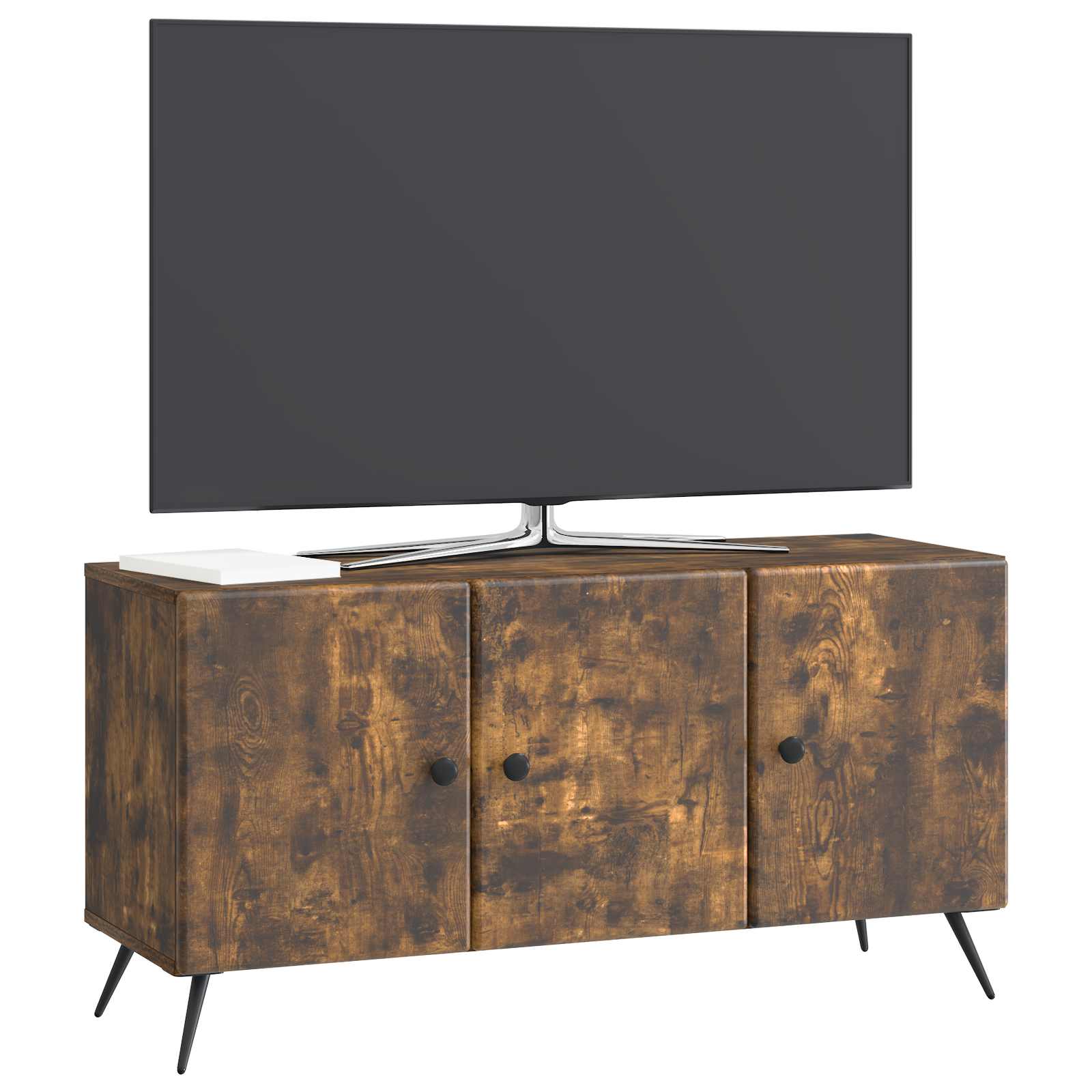 Ντουλάπι TV Καπνισμένο Ξύλο Δρυός 99 x 34,5 x 50 εκ. - Pakobazaar