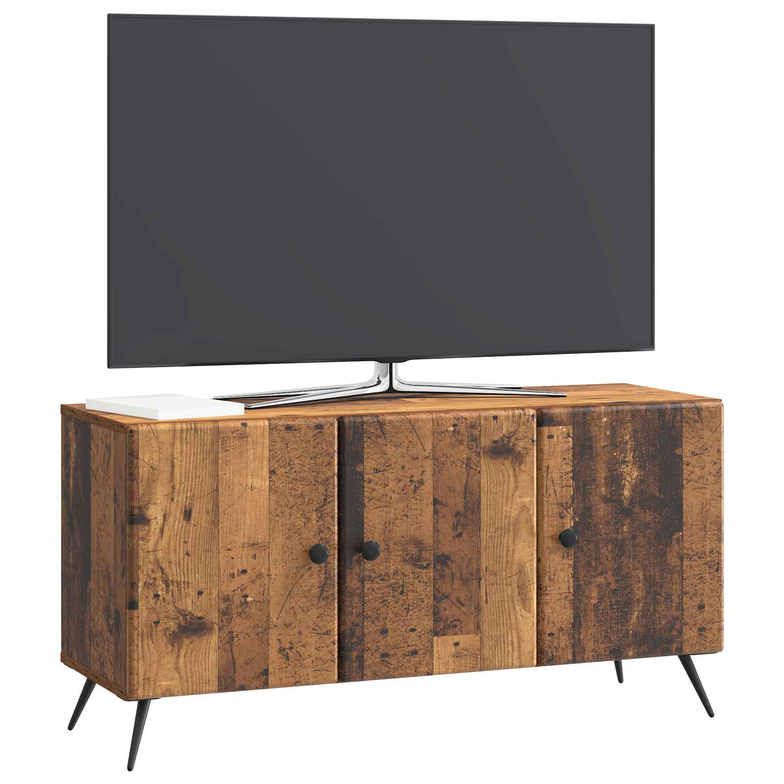 Ντουλάπι TV Παλαιωμένο ξύλο 99 x 34,5 x 50 εκ. - Pakobazaar