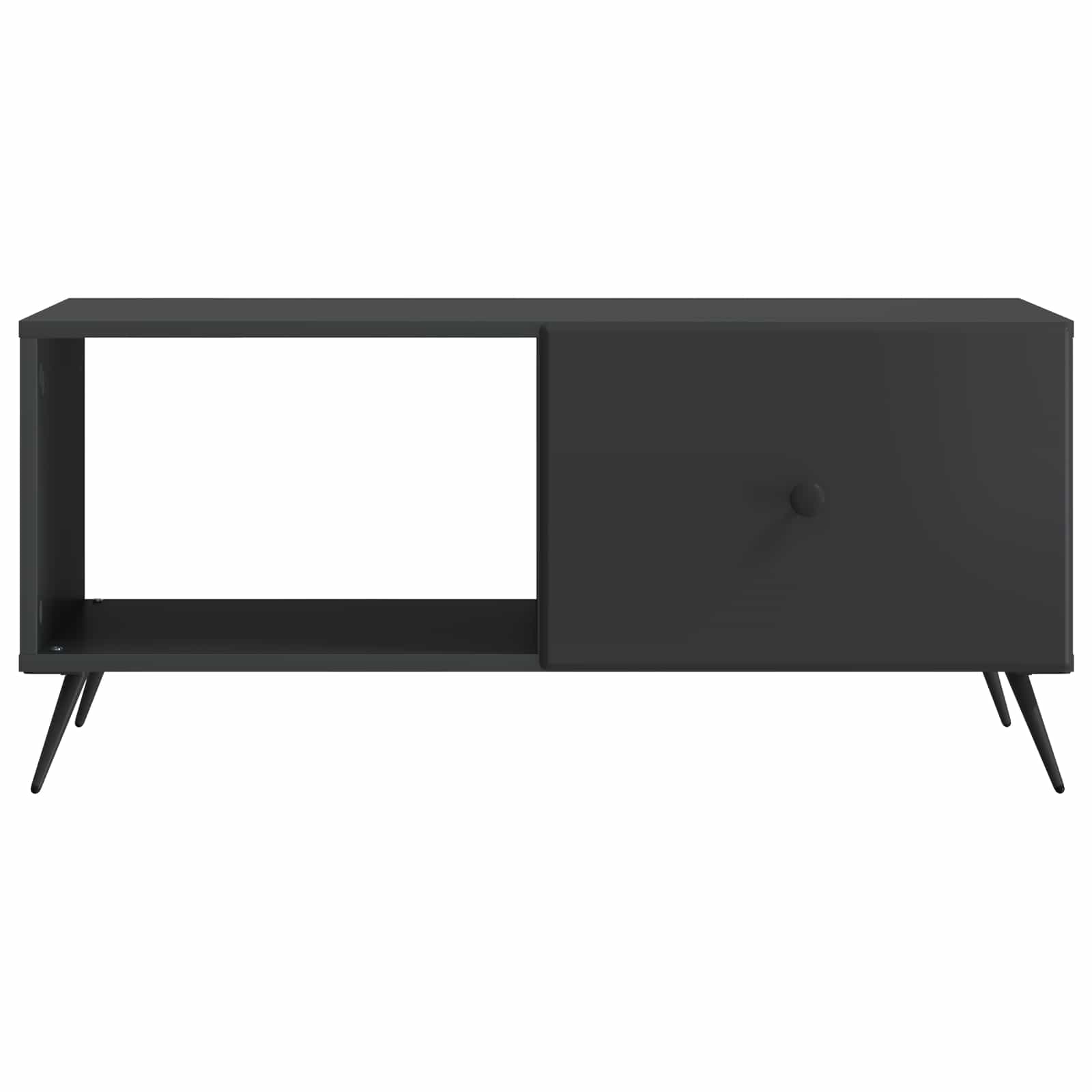 Τραπεζάκι σαλονιού Μαύρο 90 x 50 x 40 cm Επεξεργασμένο Ξύλο - Pakobazaar