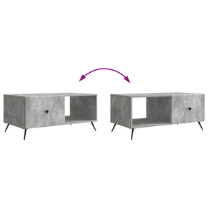 Τραπεζάκι σαλονιού Γκρι Σκυροδέματος 90 x 50 x 40 cm - Pakobazaar