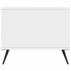 Τραπεζάκι σαλονιού Γυαλιστερό Λευκό 90 x 50 x 40 cm - Pakobazaar