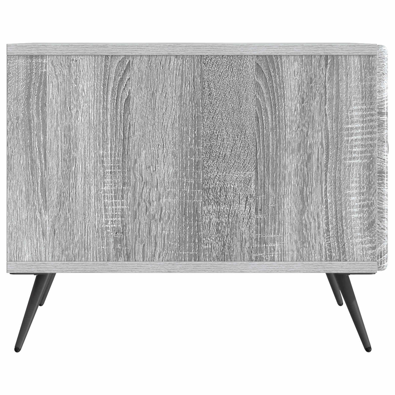 Τραπεζάκι σαλονιού με συρτάρι Γκρι Sonoma 49 x 50 x 40 εκ - Pakobazaar