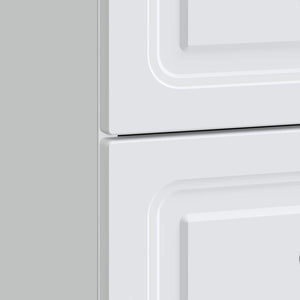 Κομοδίνο 2 pcs Λευκό 43 x 34,5 x 44,5 εκ Επεξεργασμένο Ξύλο - Pakobazaar