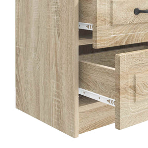Κομοδίνο Sonoma Δρυς 43 x 34,5 x 44,5 εκ Επεξεργασμένο Ξύλο - Pakobazaar
