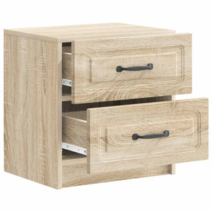 Κομοδίνο με συρτάρι 2 pcs Sonoma Δρυς 43 x 34,5 x 44,5 εκ - Pakobazaar