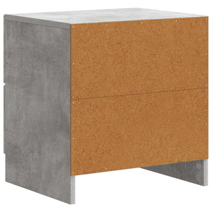 Κομοδίνο με συρτάρι Γκρι Σκυροδέματος 43 x 34,5 x 44,5 εκ - Pakobazaar