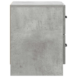 Κομοδίνο με συρτάρι Γκρι Σκυροδέματος 43 x 34,5 x 44,5 εκ - Pakobazaar