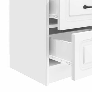Κομοδίνο με συρτάρι Γυαλιστερό Λευκό 43 x 34,5 x 44,5 εκ - Pakobazaar