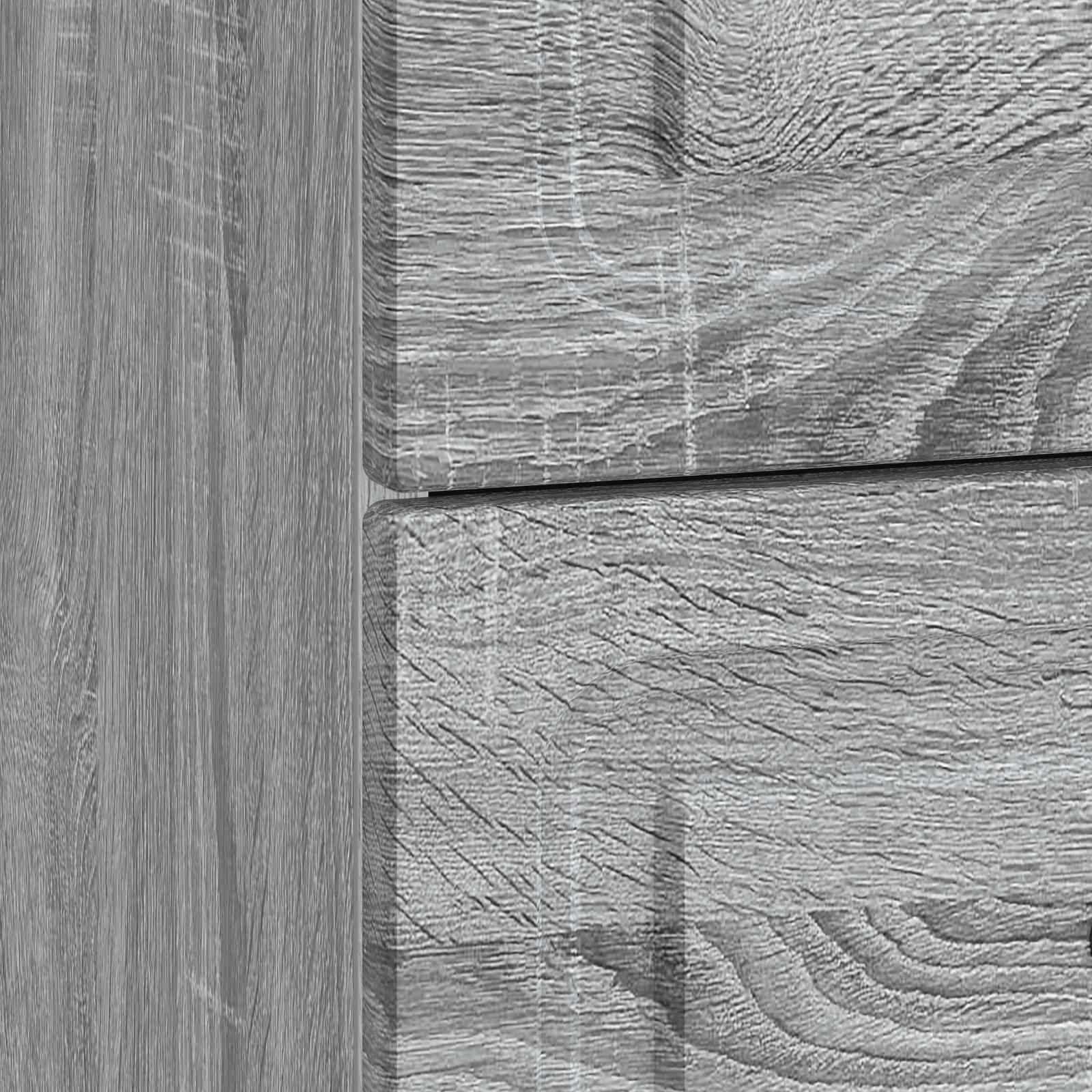 Κομοδίνο Γκρι Sonoma 43 x 34,5 x 44,5 εκ Επεξεργασμένο Ξύλο - Pakobazaar