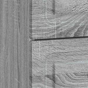 Κομοδίνο Γκρι Sonoma 43 x 34,5 x 44,5 εκ Επεξεργασμένο Ξύλο - Pakobazaar