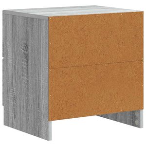 Κομοδίνο Γκρι Sonoma 43 x 34,5 x 44,5 εκ Επεξεργασμένο Ξύλο - Pakobazaar