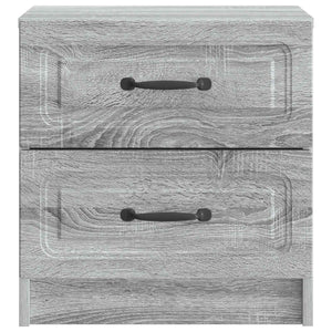 Κομοδίνο Γκρι Sonoma 43 x 34,5 x 44,5 εκ Επεξεργασμένο Ξύλο - Pakobazaar