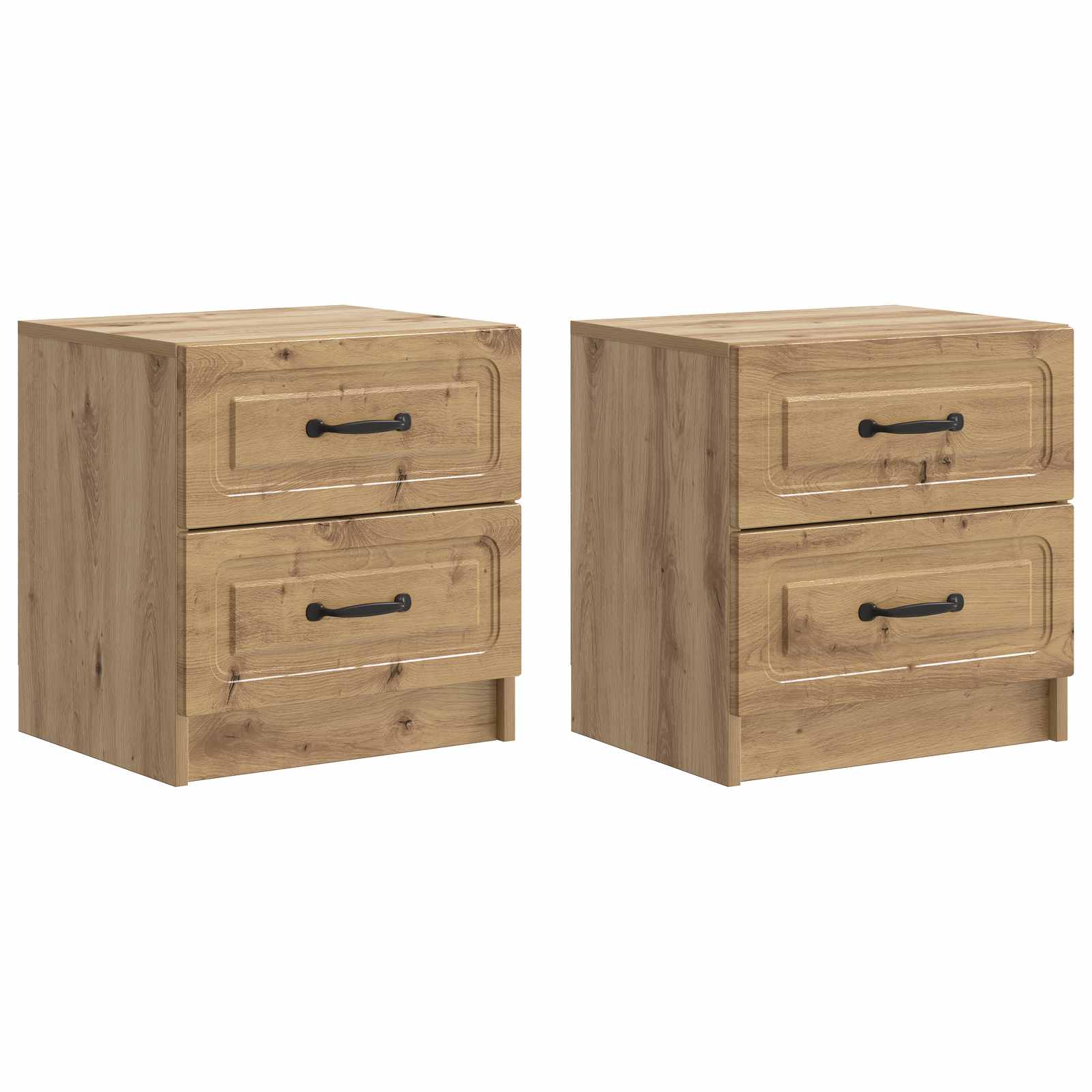 Κομοδίνο με συρτάρι 2 pcs Artisan Δρυς 43 x 34,5 x 44,5 εκ - Pakobazaar