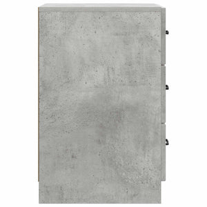 Κομοδίνο με συρτάρι Γκρι Σκυροδέματος 43 x 41 x 63,5 εκ. - Pakobazaar