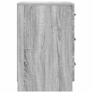 Κομοδίνο Γκρι Sonoma 43 x 41 x 63,5 εκ. Επεξεργασμένο Ξύλο - Pakobazaar