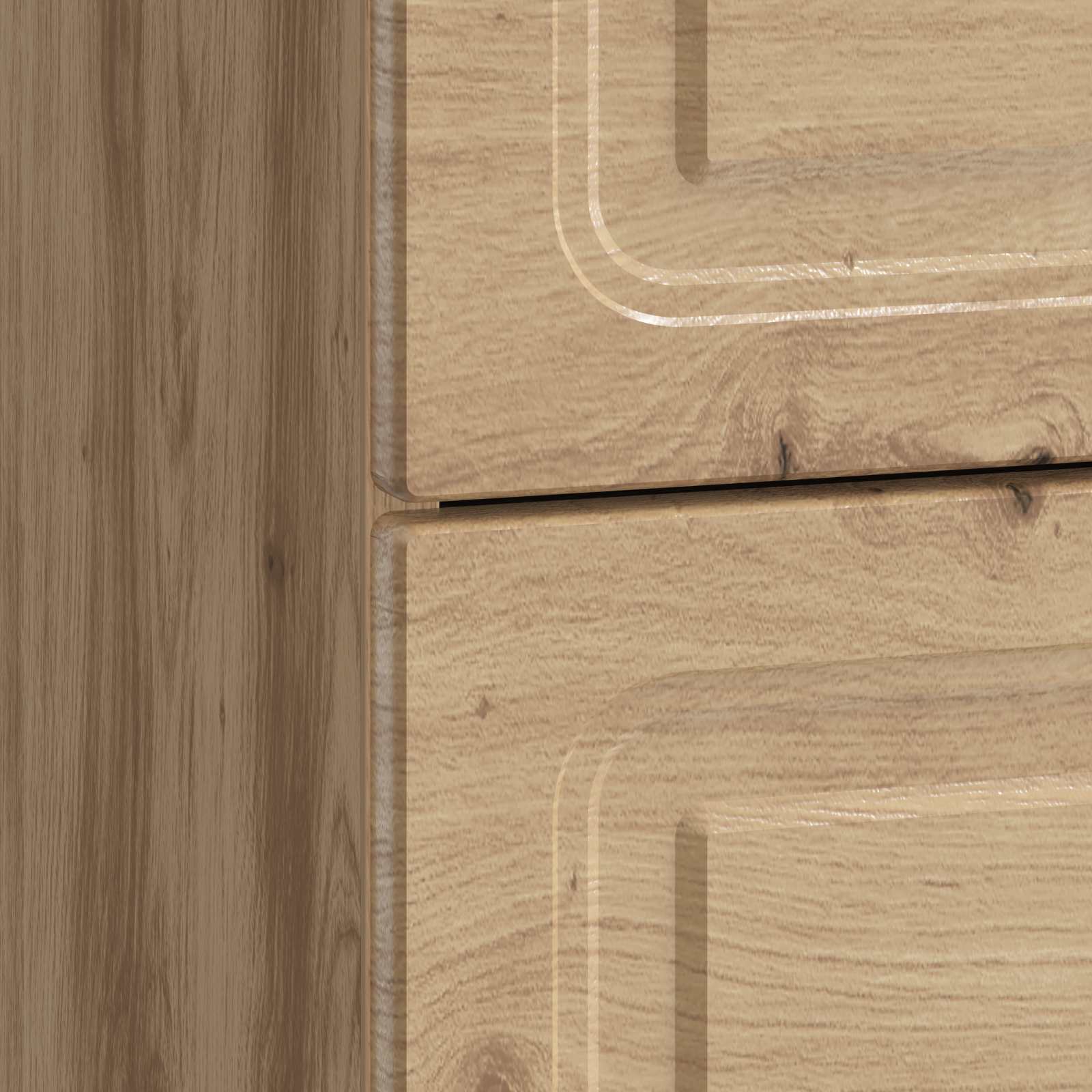 Κομοδίνο Artisan Δρυς 43 x 41 x 63,5 εκ. Επεξεργασμένο Ξύλο - Pakobazaar