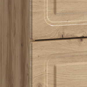 Κομοδίνο Artisan Δρυς 43 x 41 x 63,5 εκ. Επεξεργασμένο Ξύλο - Pakobazaar