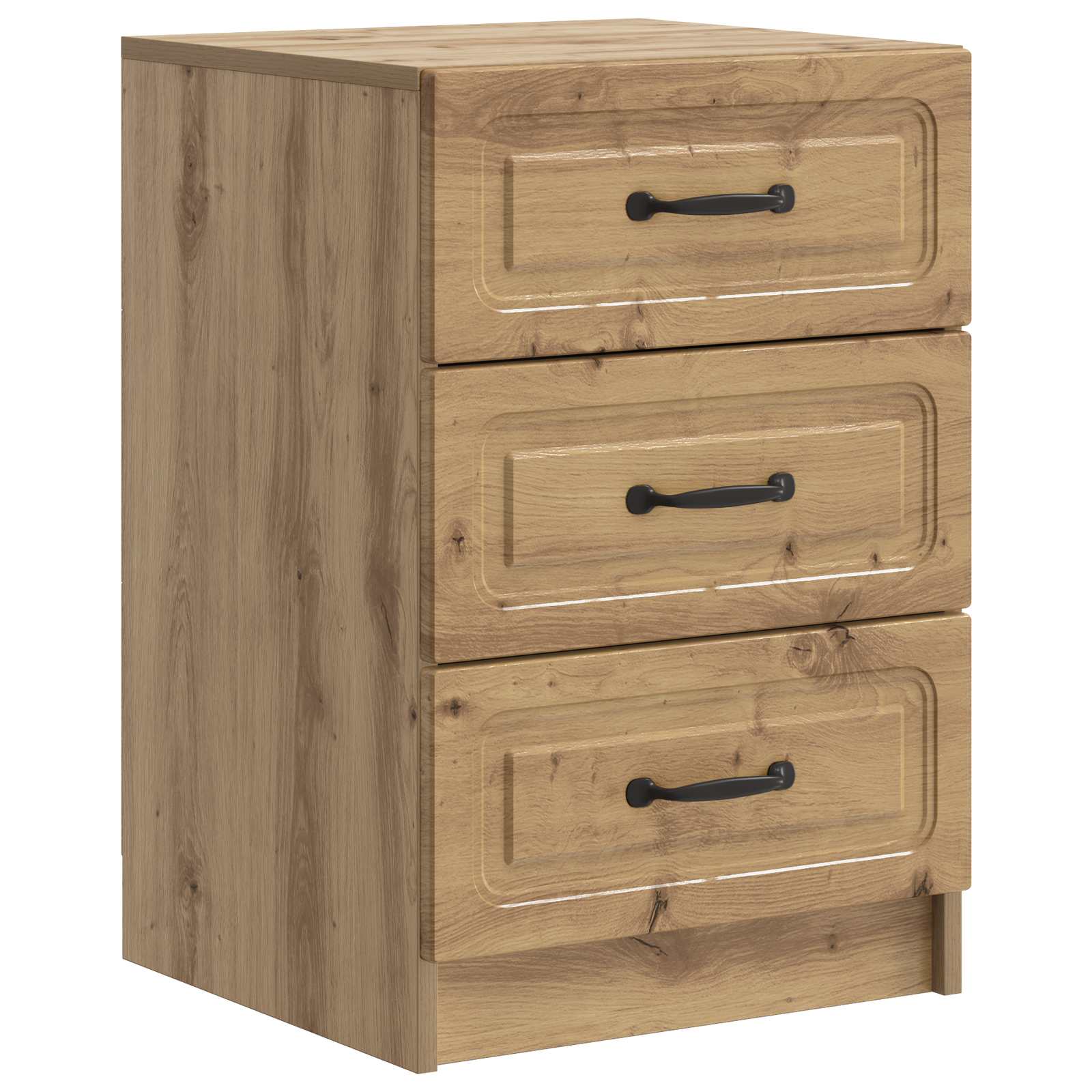 Κομοδίνο Artisan Δρυς 43 x 41 x 63,5 εκ. Επεξεργασμένο Ξύλο - Pakobazaar