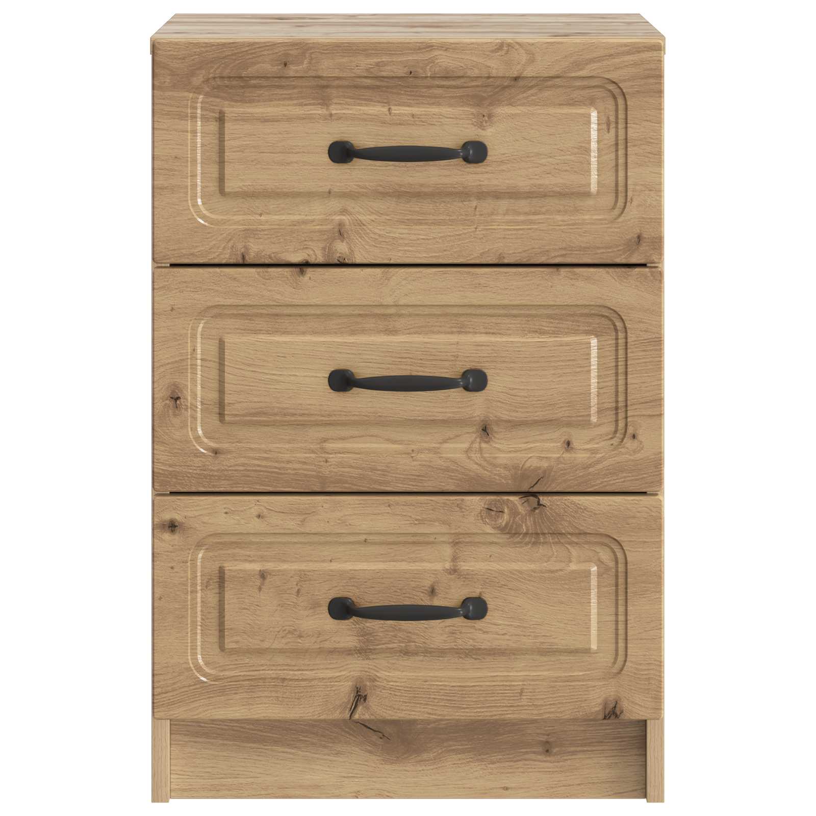 Κομοδίνο Artisan Δρυς 43 x 41 x 63,5 εκ. Επεξεργασμένο Ξύλο - Pakobazaar