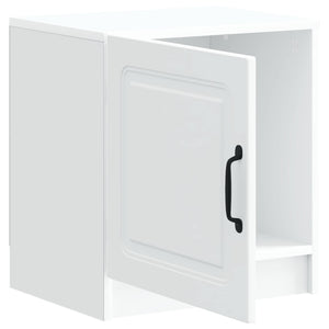 Κομοδίνο 2 pcs Λευκό 43 x 34,5 x 47 εκ. Επεξεργασμένο Ξύλο - Pakobazaar