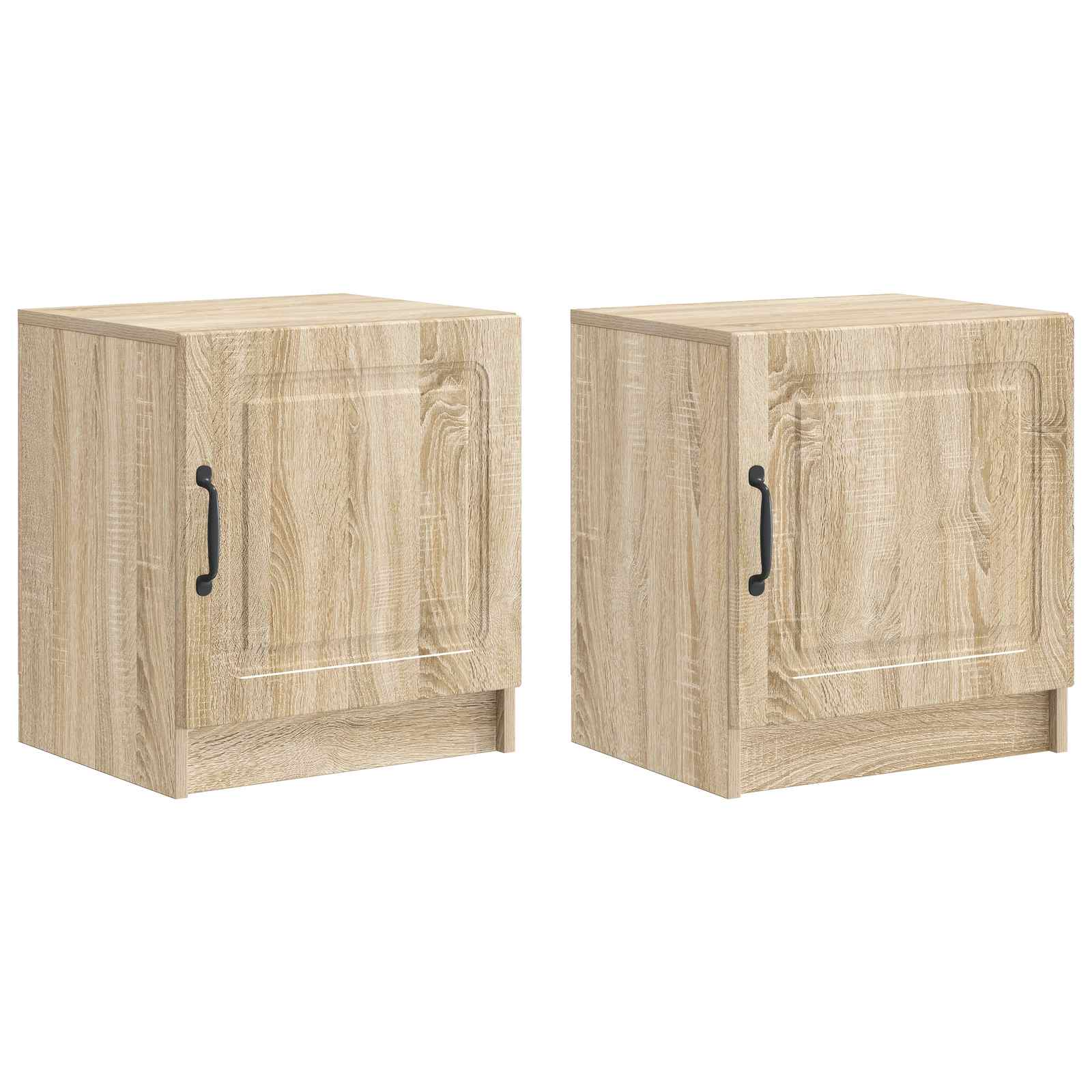 Κομοδίνο 2 pcs Sonoma Δρυς 43 x 34,5 x 47 εκ. - Pakobazaar