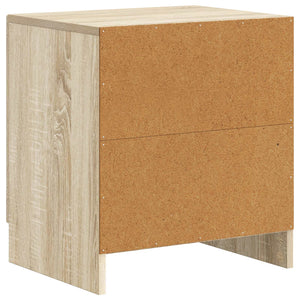 Κομοδίνο 2 pcs Sonoma Δρυς 43 x 34,5 x 47 εκ. - Pakobazaar