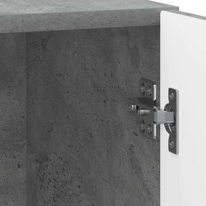 Κομοδίνο 2 pcs Γκρι Σκυροδέματος 43 x 34,5 x 47 εκ. - Pakobazaar