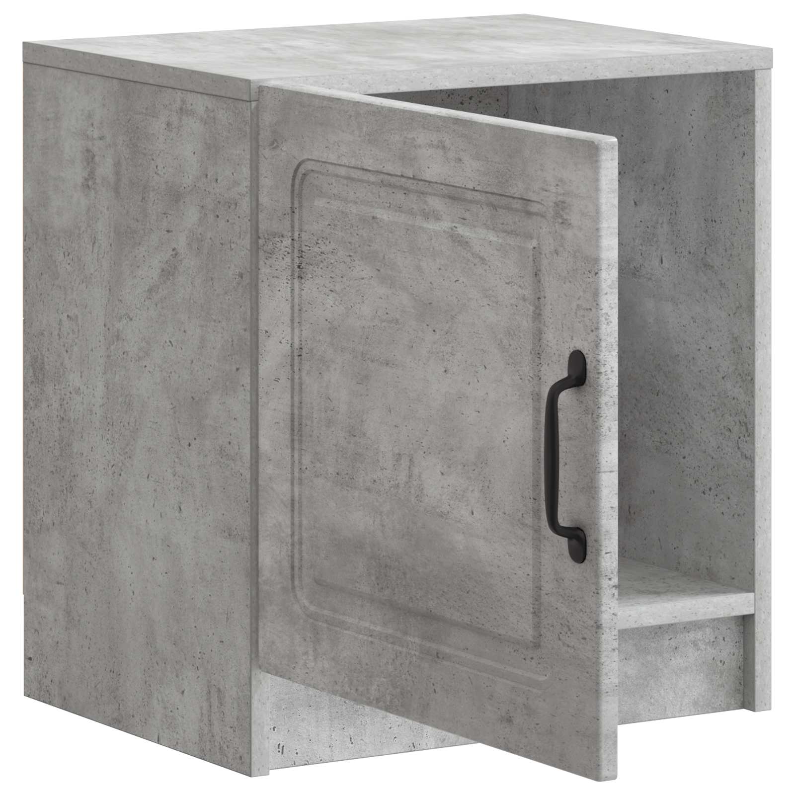 Κομοδίνο 2 pcs Γκρι Σκυροδέματος 43 x 34,5 x 47 εκ. - Pakobazaar