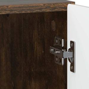 Κομοδίνο Καπνισμένο Ξύλο Δρυός 43 x 34,5 x 47 εκ. - Pakobazaar