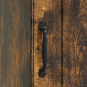 Κομοδίνο 2 pcs Καπνισμένο Ξύλο Δρυός 43 x 34,5 x 47 εκ. - Pakobazaar