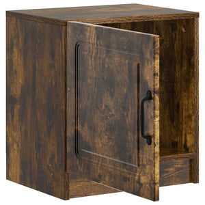 Κομοδίνο 2 pcs Καπνισμένο Ξύλο Δρυός 43 x 34,5 x 47 εκ. - Pakobazaar