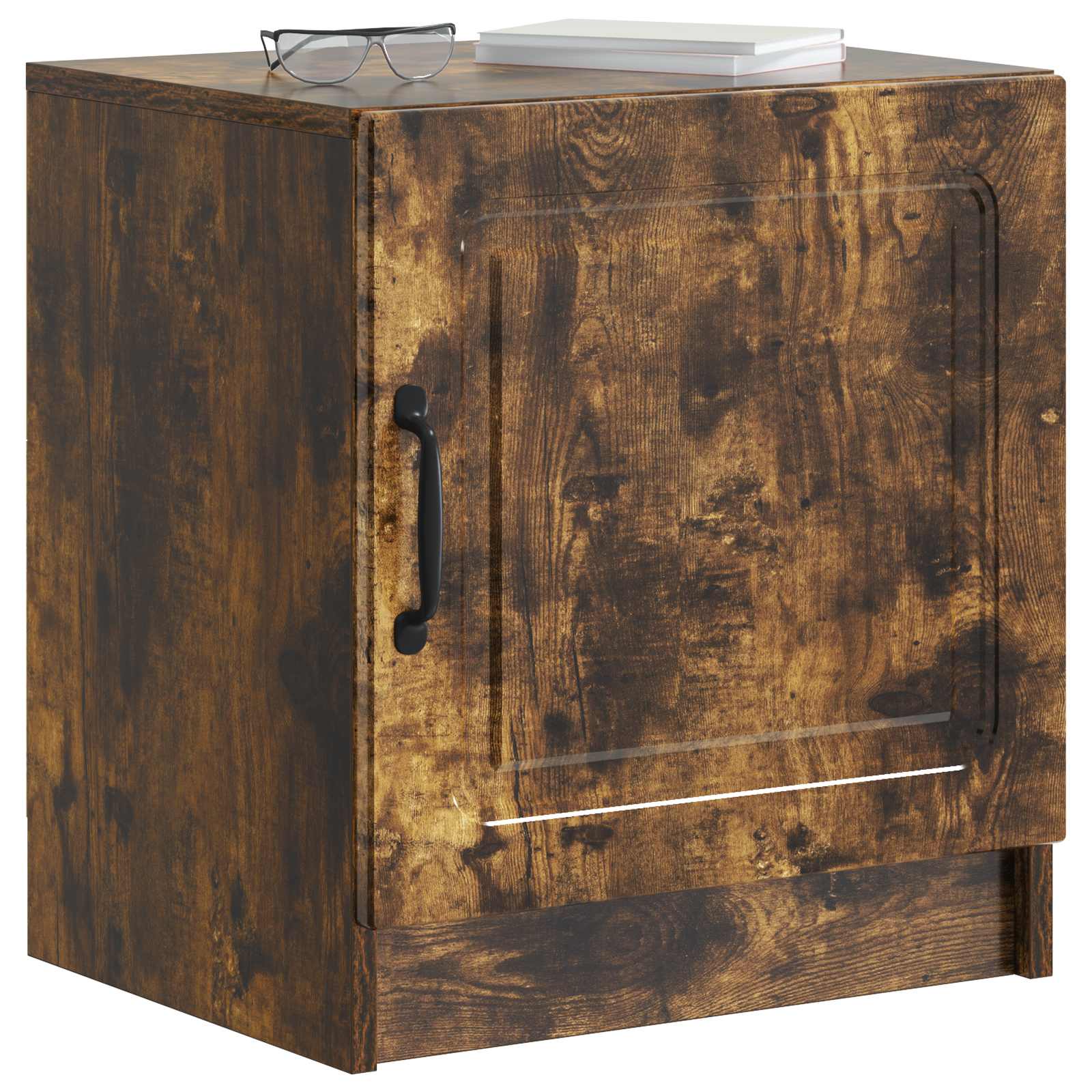 Κομοδίνο 2 pcs Καπνισμένο Ξύλο Δρυός 43 x 34,5 x 47 εκ. - Pakobazaar