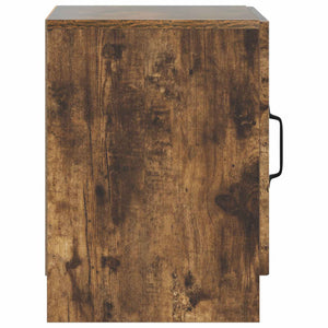 Κομοδίνο 2 pcs Καπνισμένο Ξύλο Δρυός 43 x 34,5 x 47 εκ. - Pakobazaar
