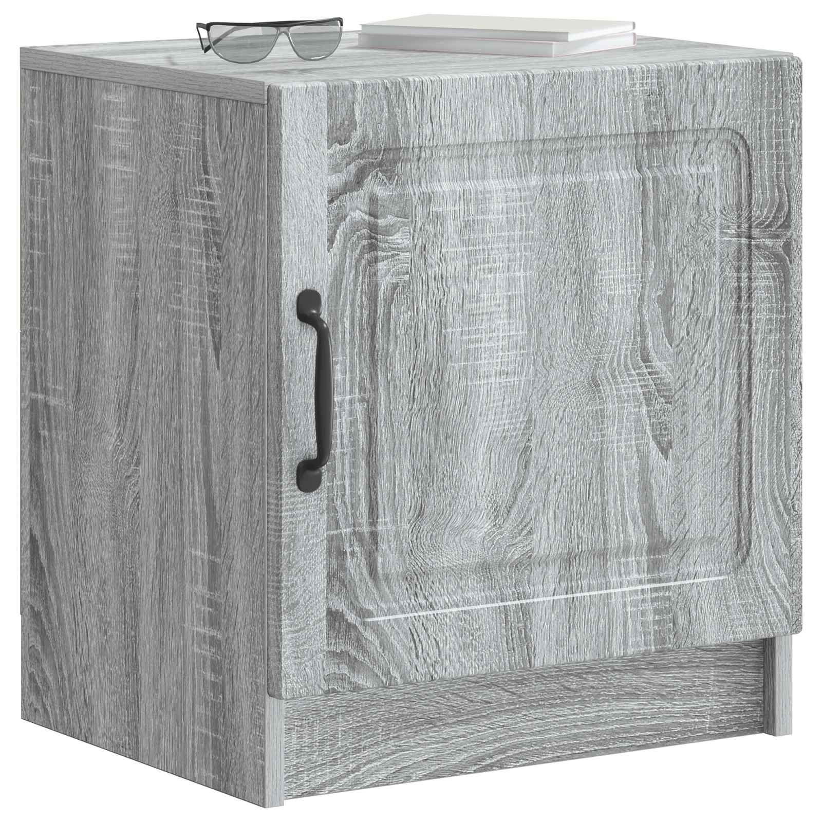 Κομοδίνο Γκρι Sonoma 43 x 34,5 x 47 εκ. Επεξεργασμένο Ξύλο - Pakobazaar