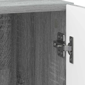 Κομοδίνο 2 pcs Γκρι Sonoma 43 x 34,5 x 47 εκ. - Pakobazaar