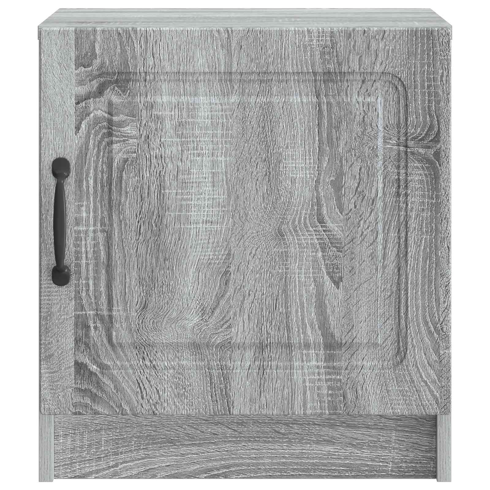 Κομοδίνο 2 pcs Γκρι Sonoma 43 x 34,5 x 47 εκ. - Pakobazaar