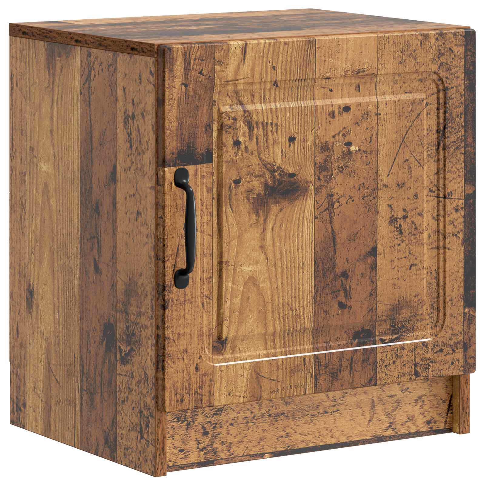 Κομοδίνο 2 pcs Παλαιωμένο ξύλο 43 x 34,5 x 47 εκ. - Pakobazaar
