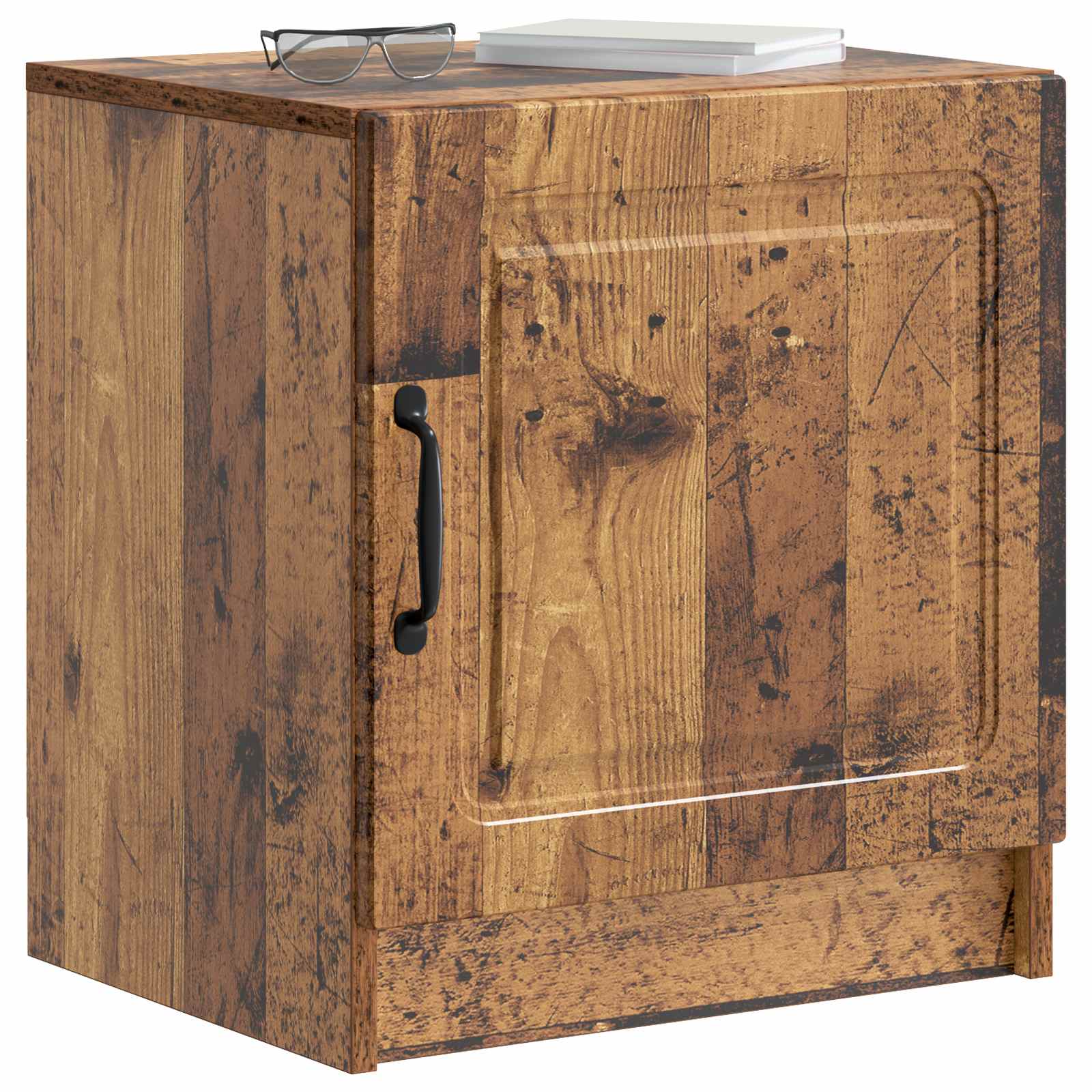 Κομοδίνο 2 pcs Παλαιωμένο ξύλο 43 x 34,5 x 47 εκ. - Pakobazaar
