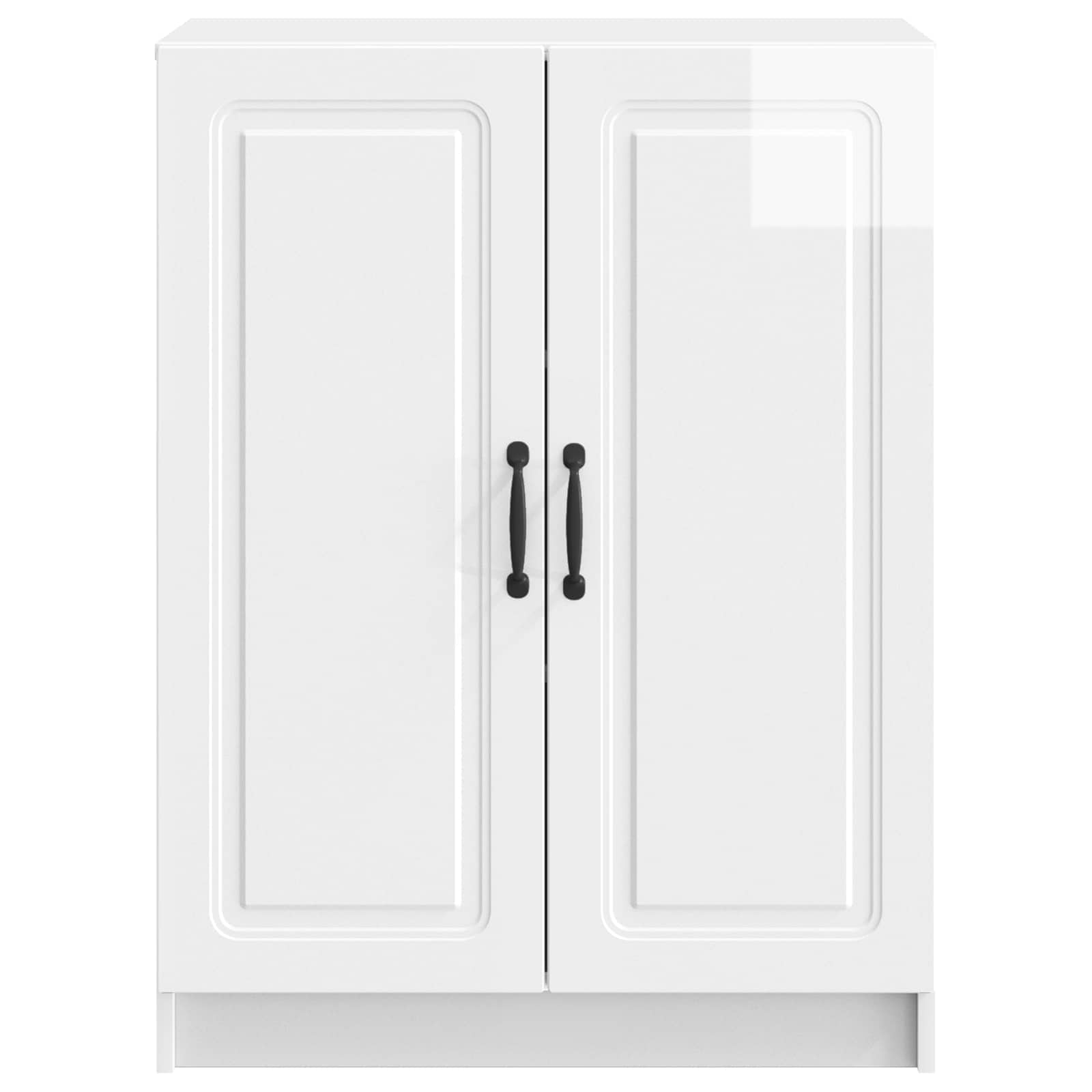 Πλαϊνό γραφείο Γυαλιστερό Λευκό 66 x 34,5 x 87 εκ. - Pakobazaar