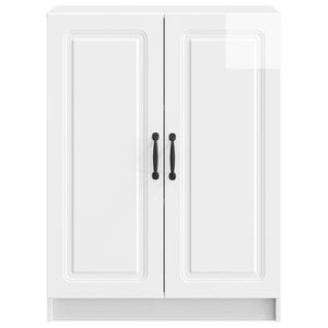 Πλαϊνό γραφείο Γυαλιστερό Λευκό 66 x 34,5 x 87 εκ. - Pakobazaar