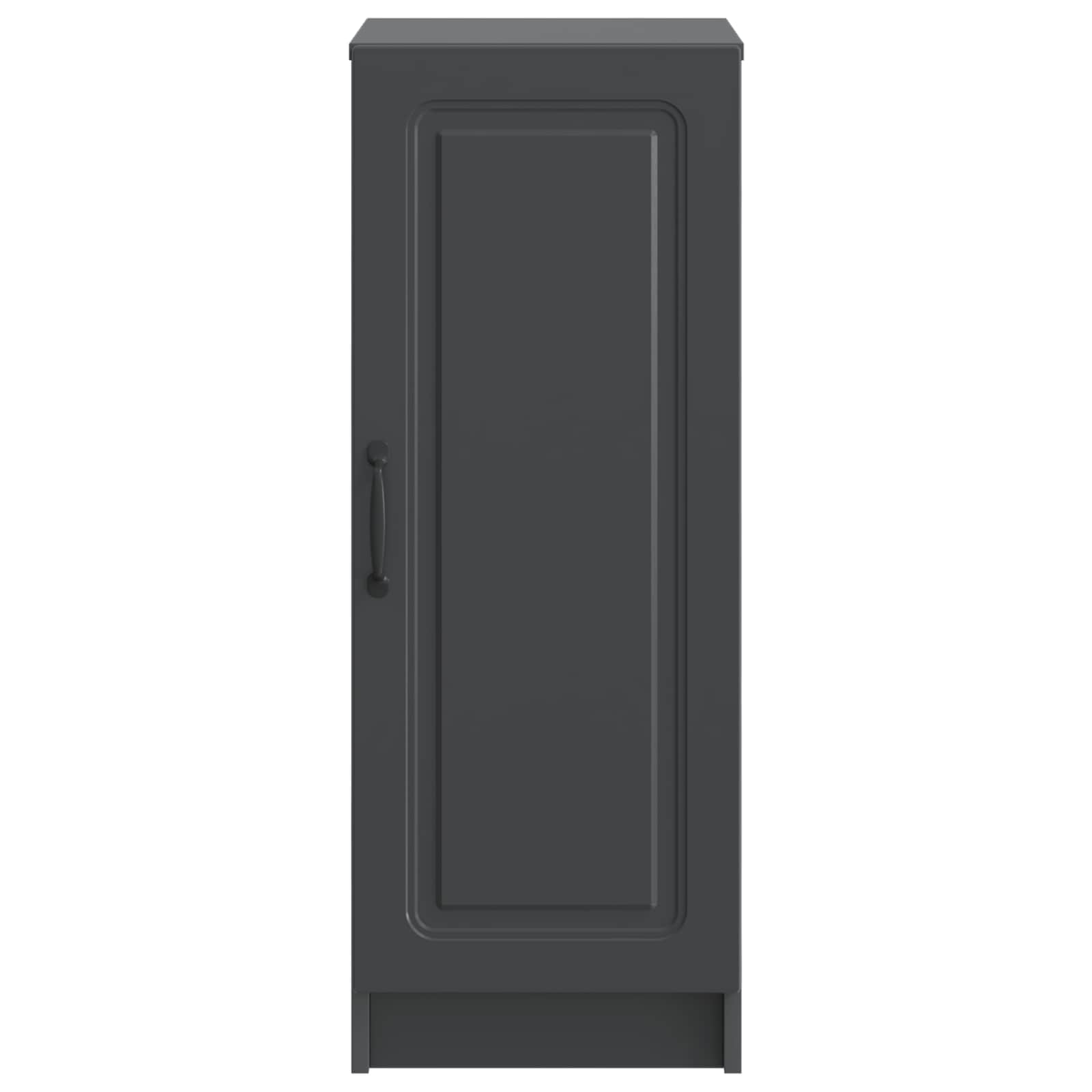 Πλαϊνό γραφείο Μαύρο 33 x 34,5 x 87 εκ. Επεξεργασμένο Ξύλο - Pakobazaar