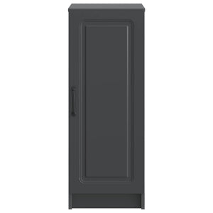 Πλαϊνό γραφείο Μαύρο 33 x 34,5 x 87 εκ. Επεξεργασμένο Ξύλο - Pakobazaar