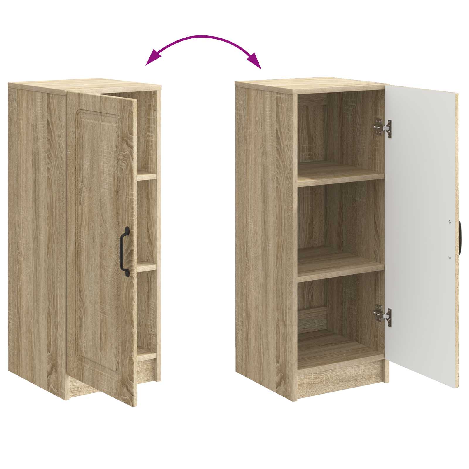 Πλαϊνό γραφείο Sonoma Δρυς 33 x 34,5 x 87 εκ. - Pakobazaar